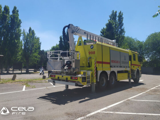 Cela ALP225X Aerial Ladder Platform 22,5m at work