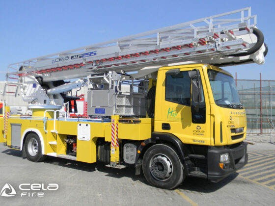 Cela ALP295X Aerial Ladder Platform 29,5m at work