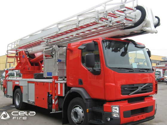 Cela ALP295X Aerial Ladder Platform 29,5m at work