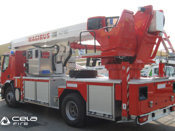 Cela ALP295X Aerial Ladder Platform 29,5m at work