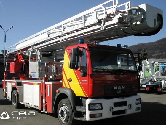 Cela Aerial Ladder Platform ALP325X at work