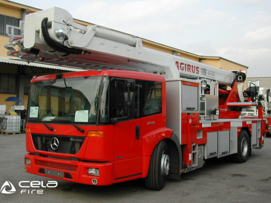 Cela Aerial Ladder Platform ALP325X at work