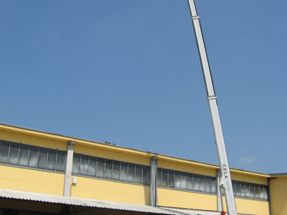 Cela Aerial Ladder Platform ALP325X at work