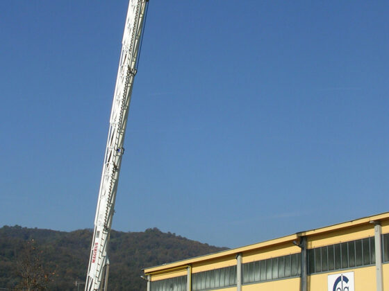 Cela Aerial ladder platforms ALP375X at work