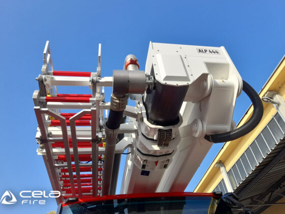 Cela Aerial ladder platforms ALP444X at work