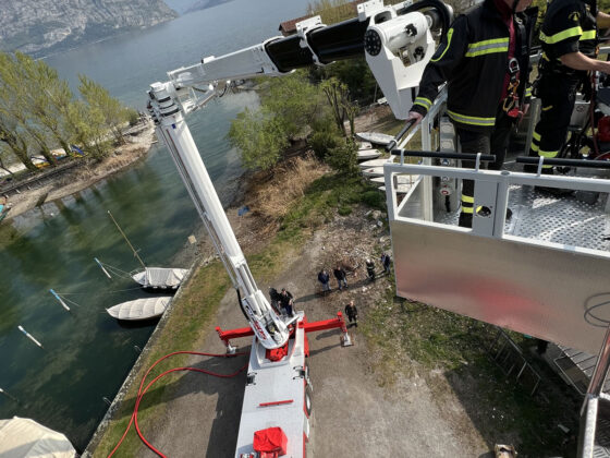 Cela Aerial ladder platforms ALP505 at work