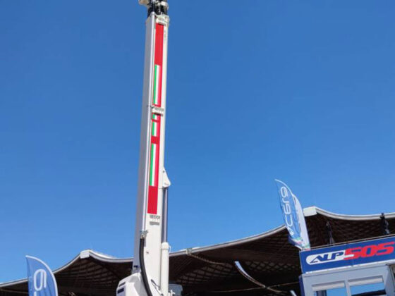 Cela Aerial ladder platforms ALP505 at work