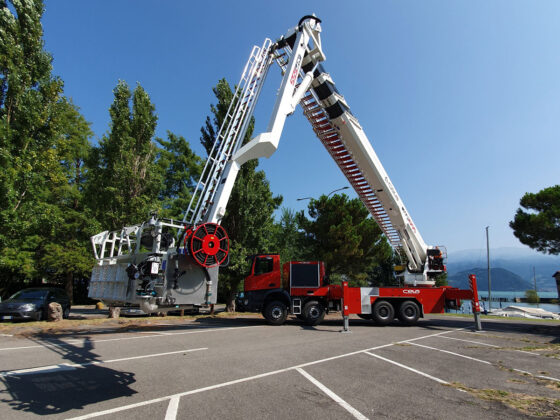 Cela Aerial ladder platforms ALP555X at work