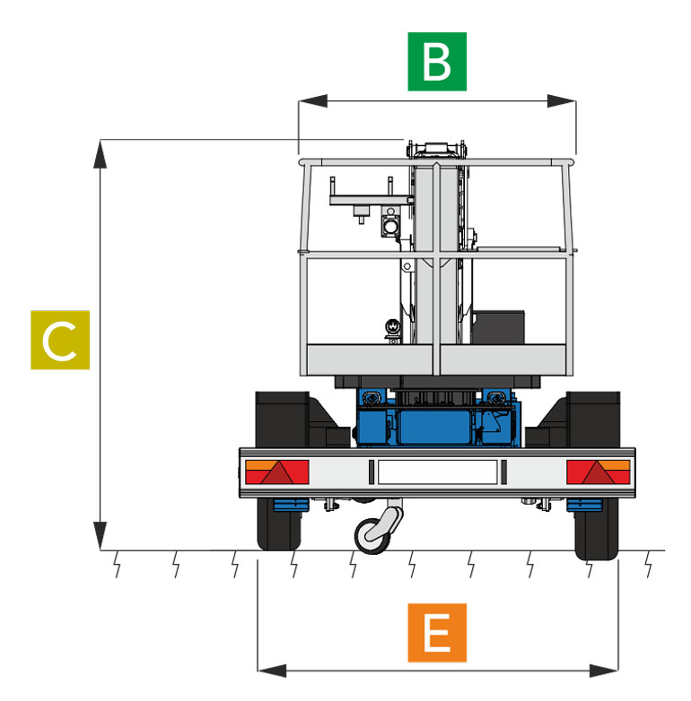 Technical data Cela industry DT Trailer 22