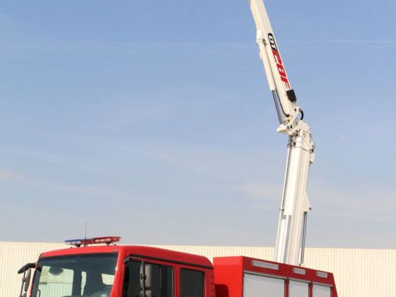 Cela DT28F - Double telescopic fire-fighting 28m height at work